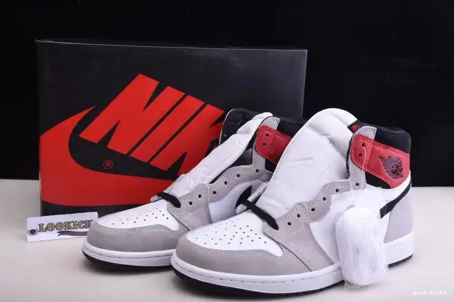 Rep Smoke Grey High 1 Jordan 555088-126 OG Light Air 0602